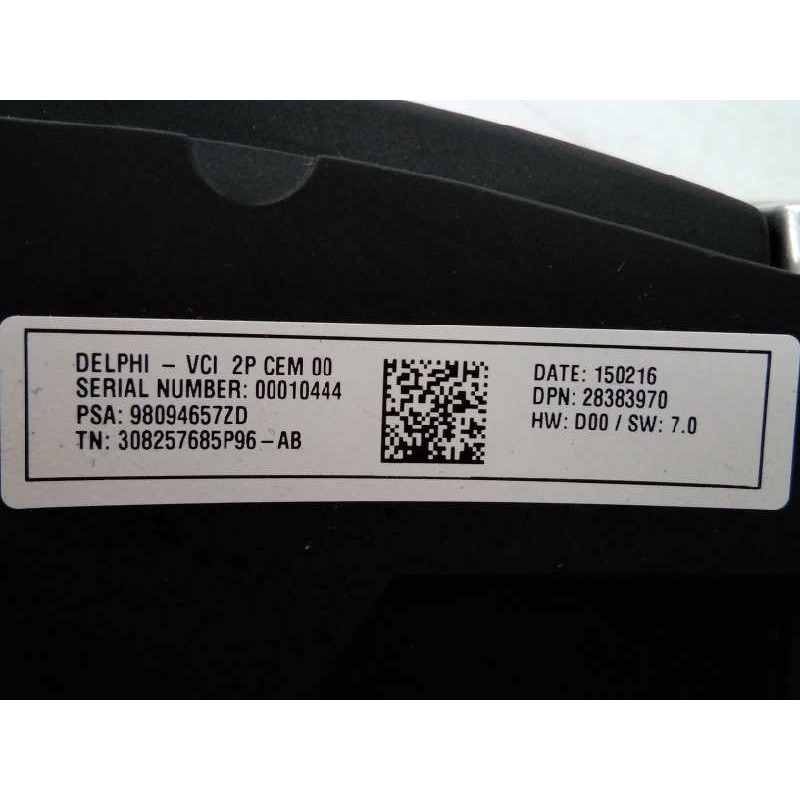 Recambio de volante para citroën ds4 design referencia OEM IAM 98039712ZD  E1-A4-19-1