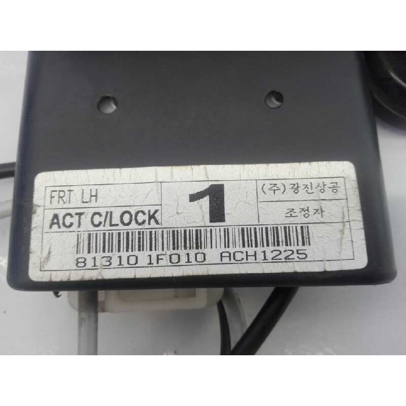 Recambio de cerradura puerta delantera izquierda para kia sportage ex referencia OEM IAM 813101F010ACH1225  E2-B5-15-2