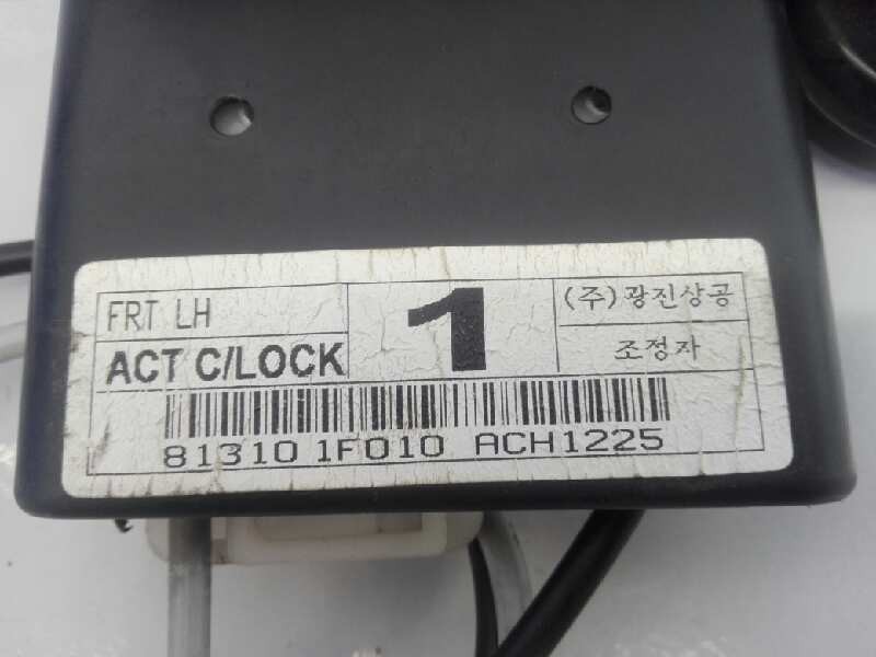 Recambio de cerradura puerta delantera izquierda para kia sportage ex referencia OEM IAM 813101F010ACH1225  E2-B5-15-2