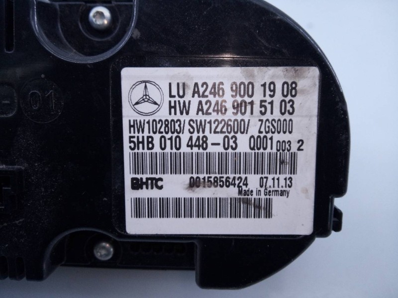 Recambio de mando climatizador para mercedes-benz clase cla (w117) cla 220 cdi (117.303) referencia OEM IAM A2469001908 A2469015