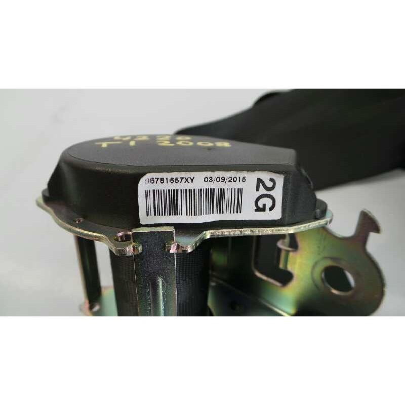 Recambio de cinturon seguridad trasero izquierdo para peugeot 2008 (--.2013) allure referencia OEM IAM 96781657  E1-A4-3-2