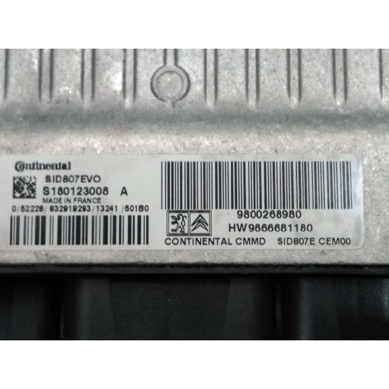 Recambio de centralita motor uce para citroën ds4 design referencia OEM IAM 9800268980 HW9666681180 E3-B2-24-3