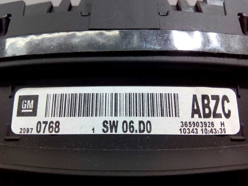 Recambio de cuadro instrumentos para opel insignia berlina cosmo referencia OEM IAM 20970768 365903926 E3-A5-28-5