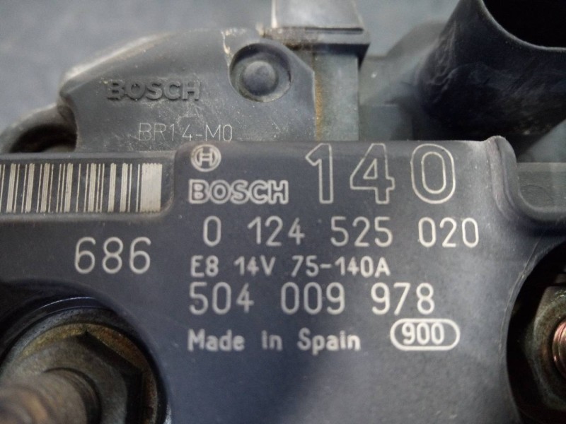 Recambio de alternador para fiat ducato caja cerrada 33 (06.2006 =>) l1h1 120 multijet referencia OEM IAM 0124525020  P3-A4-2-3