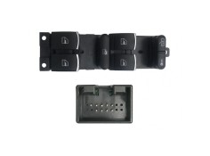 Recambio de mando elevalunas delantero izquierdo para universal botonera delantera izquierda seat leon/ toledo/golf iv/passat/bo