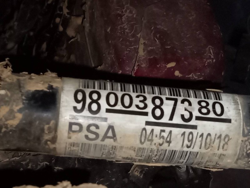 Recambio de transmision delantera izquierda para peugeot 2008 (--.2013) allure referencia OEM IAM 9800387380  