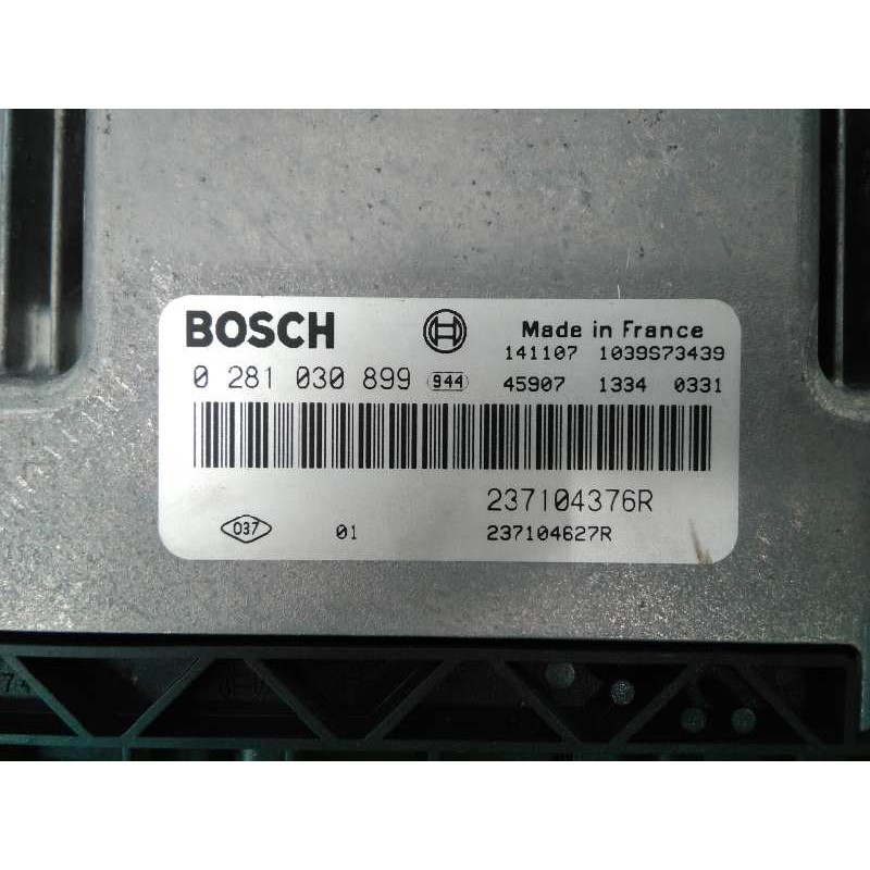 Recambio de centralita motor uce para renault captur life referencia OEM IAM 0281030899 237104376R E2-A1-38-7