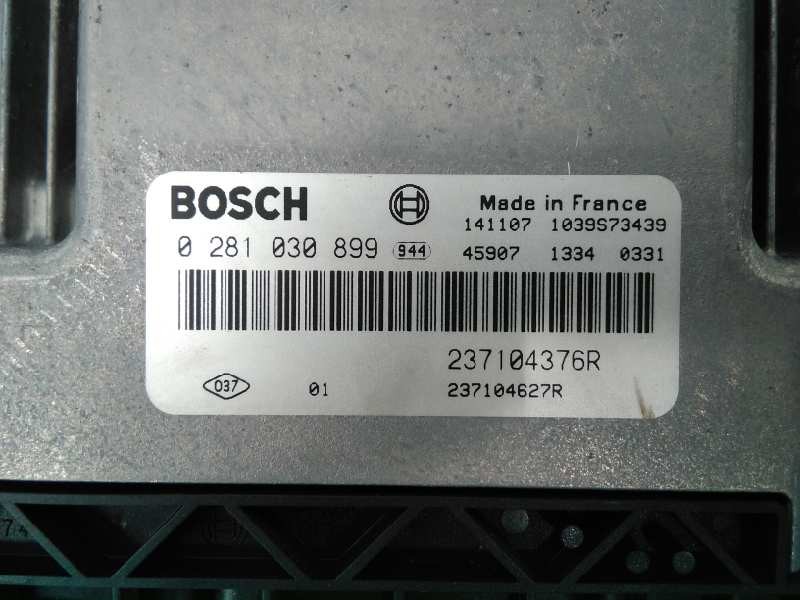 Recambio de centralita motor uce para renault captur life referencia OEM IAM 0281030899 237104376R E2-A1-38-7