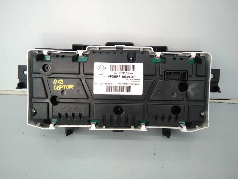 Recambio de cuadro instrumentos para renault captur life referencia OEM IAM 248100919R 10849XC E2-A1-38-7