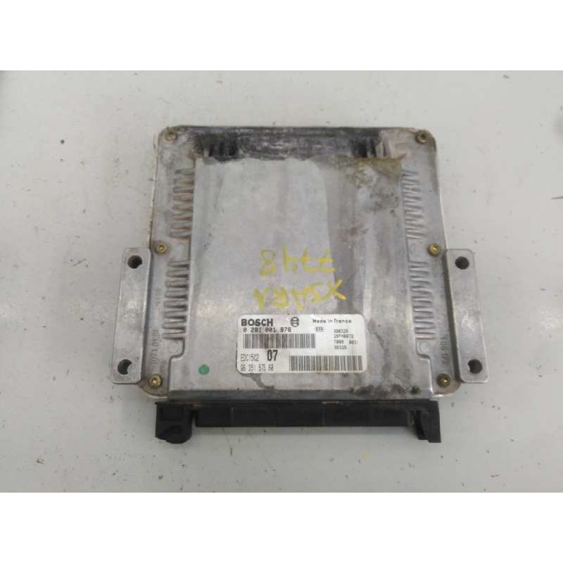 Recambio de centralita motor uce para citroën xsara berlina 2.0 hdi cat (rhy / dw10td) referencia OEM IAM 9635157580  E2-A1-29-1