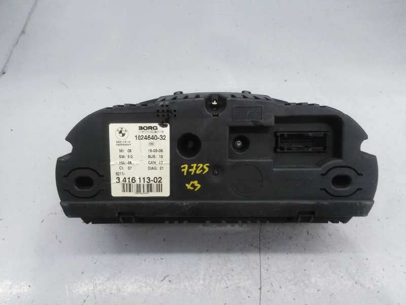 Recambio de cuadro instrumentos para bmw x3 (e83) 2.0d referencia OEM IAM 102464032 341611302 E3-A2-25-1