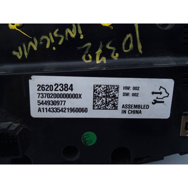 Recambio de mando climatizador para opel insignia berlina selective referencia OEM IAM 26202384 7370200000000X E3-A5-28-1