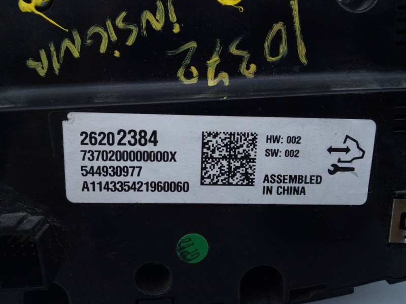 Recambio de mando climatizador para opel insignia berlina selective referencia OEM IAM 26202384 7370200000000X E3-A5-28-1