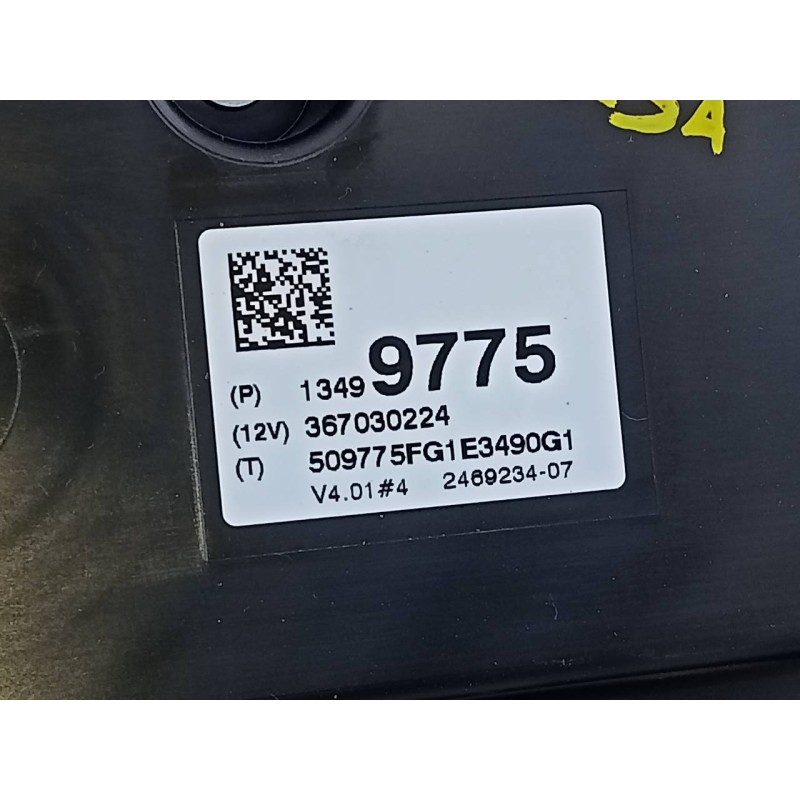 Recambio de cuadro instrumentos para opel corsa e selective referencia OEM IAM 13499775 367030224 E3-A5-18-2