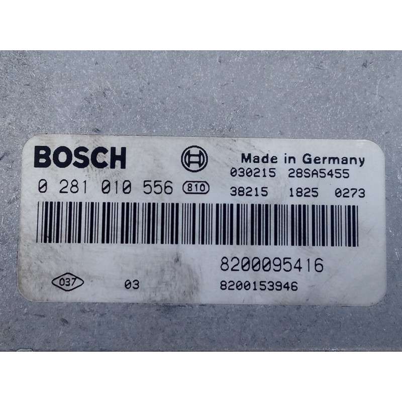 Recambio de centralita motor uce para renault laguna ii (bg0) authentique referencia OEM IAM 8200095416 0281010556 E2-A1-40-2