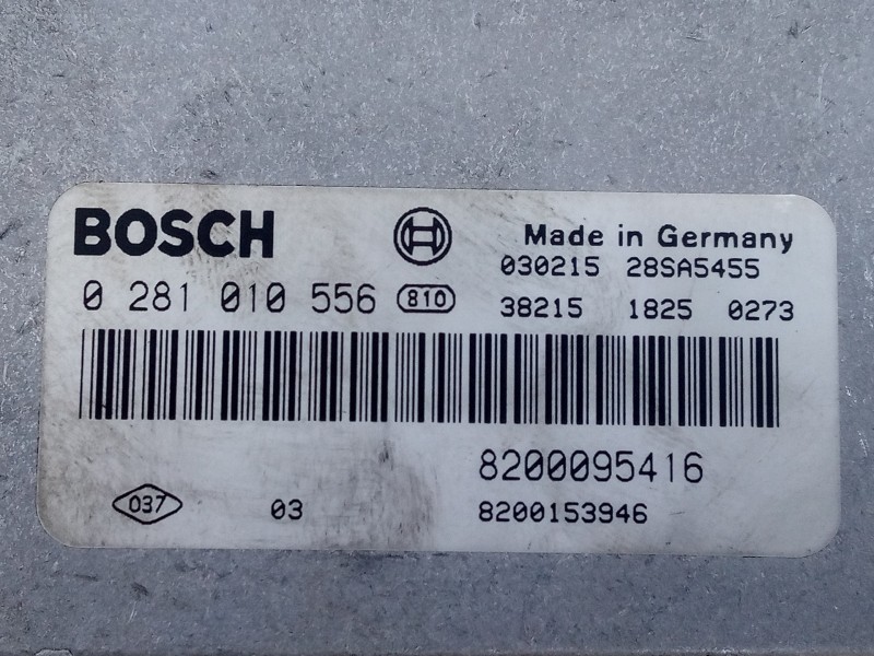Recambio de centralita motor uce para renault laguna ii (bg0) authentique referencia OEM IAM 8200095416 0281010556 E2-A1-40-2