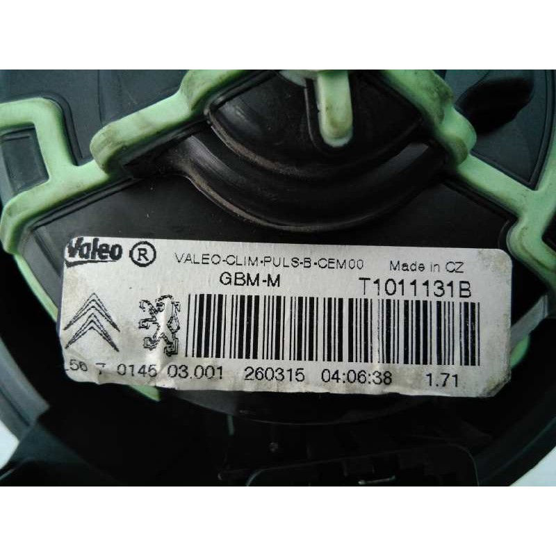 Recambio de ventilador calefaccion para citroën ds4 design referencia OEM IAM T1011131B  E1-A4-19-1