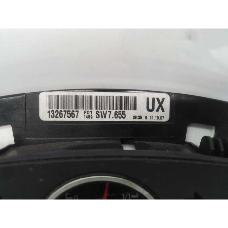 Recambio de cuadro instrumentos para opel zafira b energy referencia OEM IAM 13267567 3164392 E3-A5-38-3
