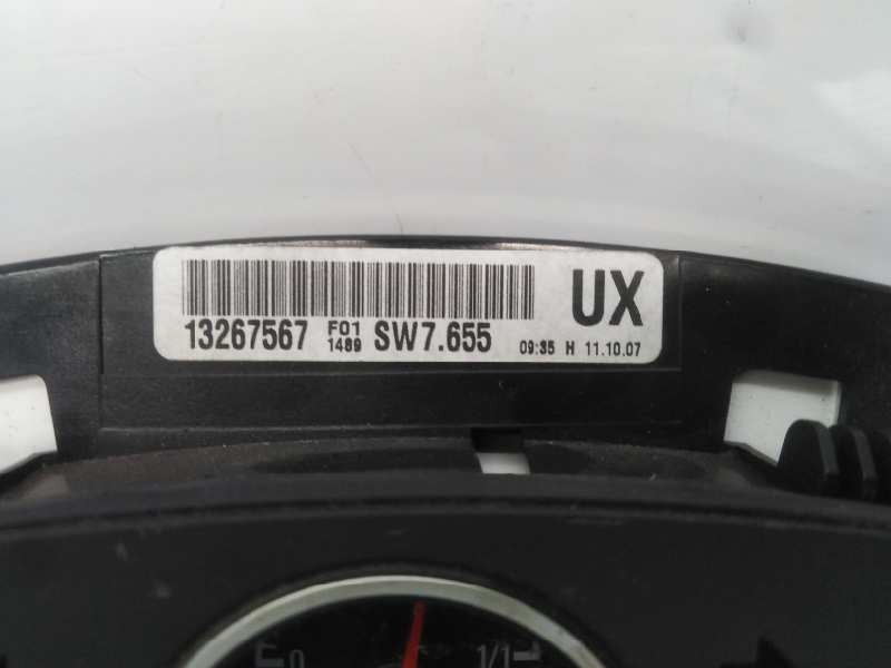 Recambio de cuadro instrumentos para opel zafira b energy referencia OEM IAM 13267567 3164392 E3-A5-38-3