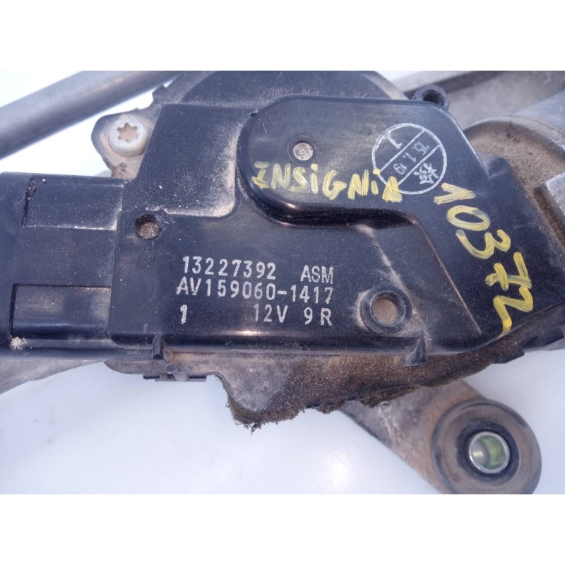 Recambio de motor limpia delantero para opel insignia berlina selective referencia OEM IAM 13227392  E2-B6-8-2