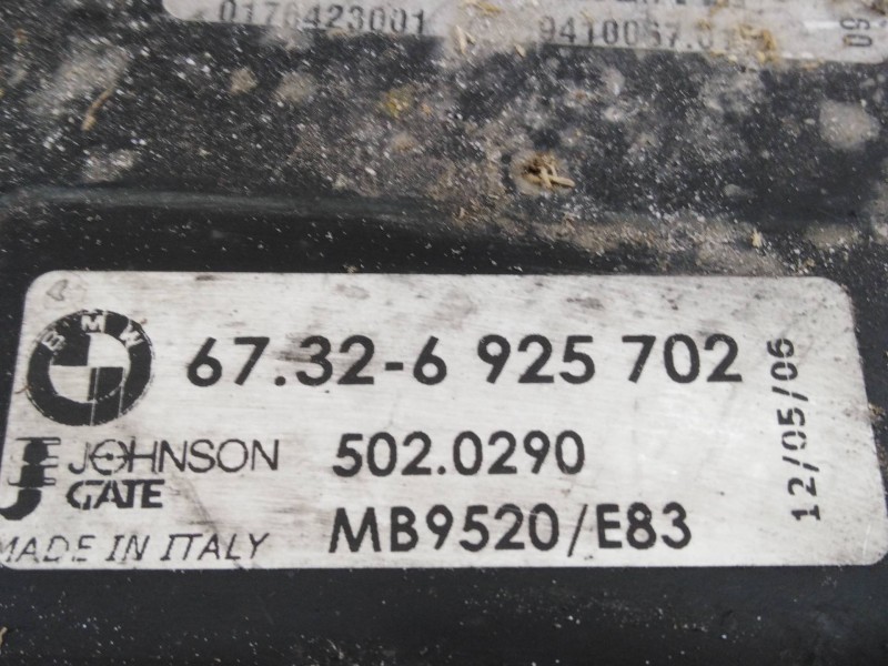 Recambio de electroventilador para bmw x3 (e83) 2.0d referencia OEM IAM 6925702 5020290 P2-B7-38