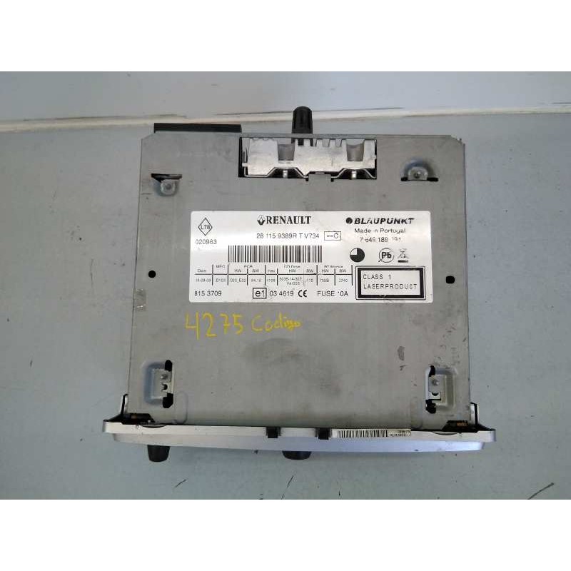 Recambio de sistema navegacion gps para renault scenic iii dynamique referencia OEM IAM 248109171R  E2-A1-33-8