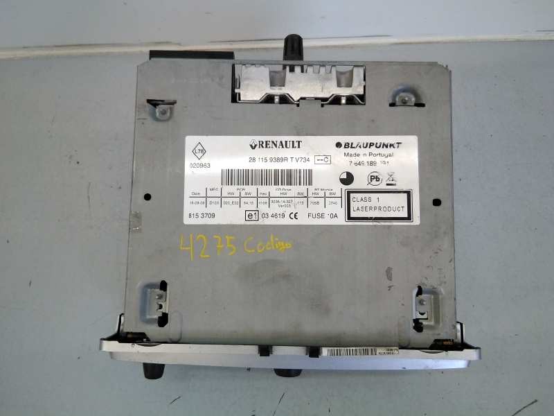 Recambio de sistema navegacion gps para renault scenic iii dynamique referencia OEM IAM 248109171R  E2-A1-33-8