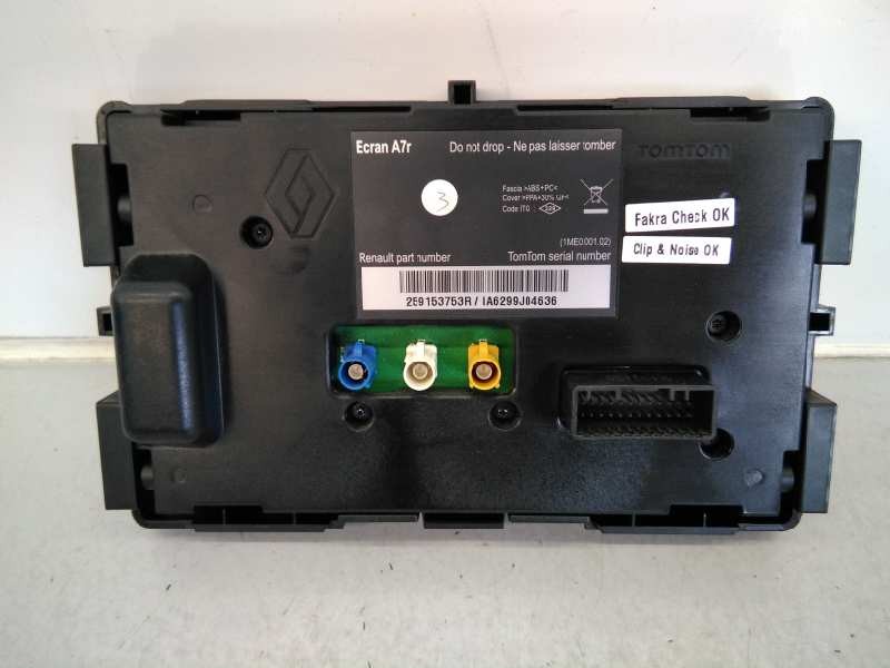 Recambio de sistema navegacion gps para renault scenic iii dynamique referencia OEM IAM 248109171R  E2-A1-33-8