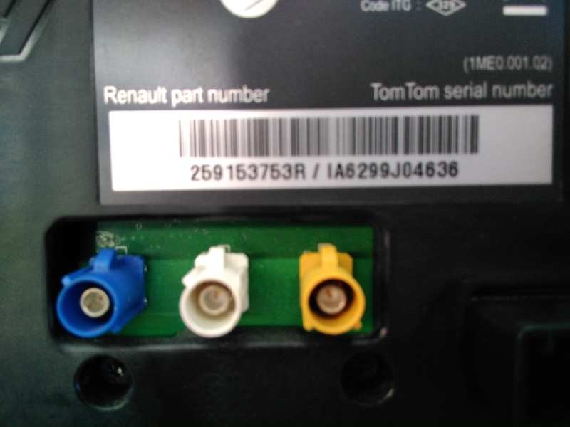 Recambio de sistema navegacion gps para renault scenic iii dynamique referencia OEM IAM 248109171R  E2-A1-33-8