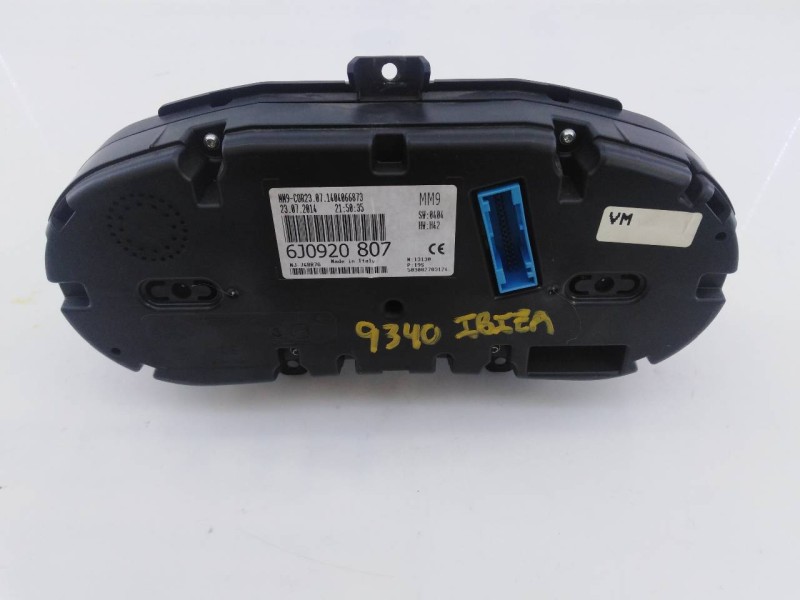 Recambio de cuadro instrumentos para seat ibiza sc (6j1) reference referencia OEM IAM 6J0920807  E2-A1-18-6