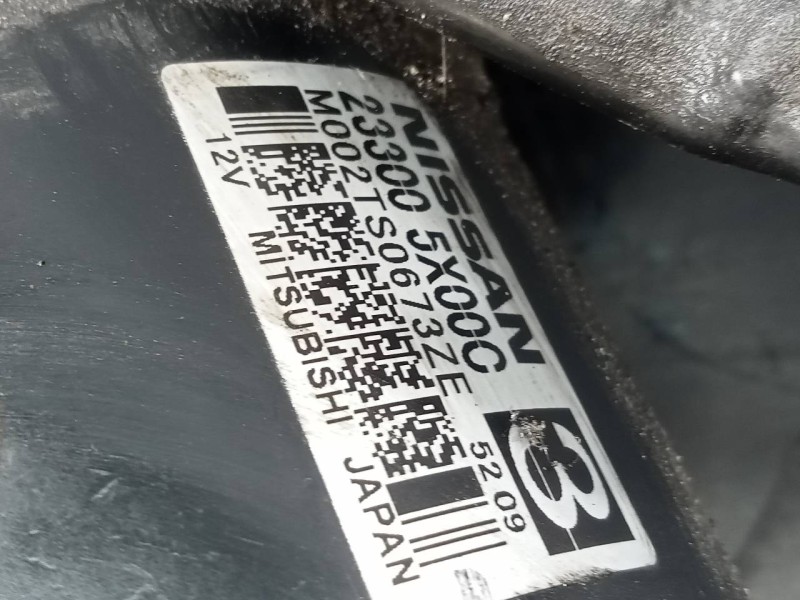 Recambio de motor arranque para nissan nt400 cabstar (01/20214) cabstar 35.xx cabina simple cabina individual referencia OEM IAM
