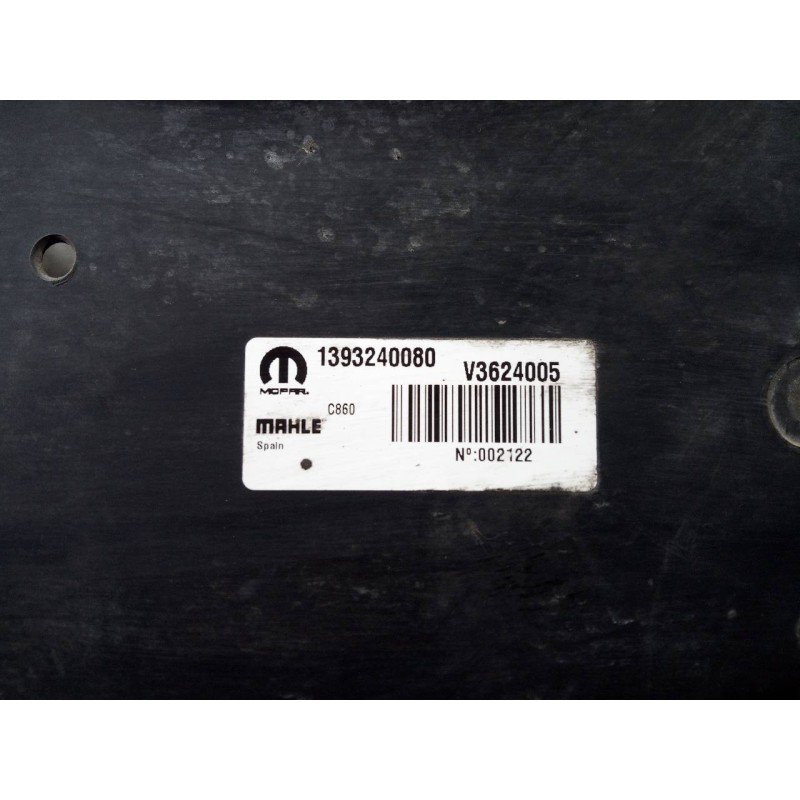 Recambio de electroventilador para fiat ducato furgón 33 (290) 180 power (rs: 3000 mm) (l1h1) referencia OEM IAM 1393240080 V362