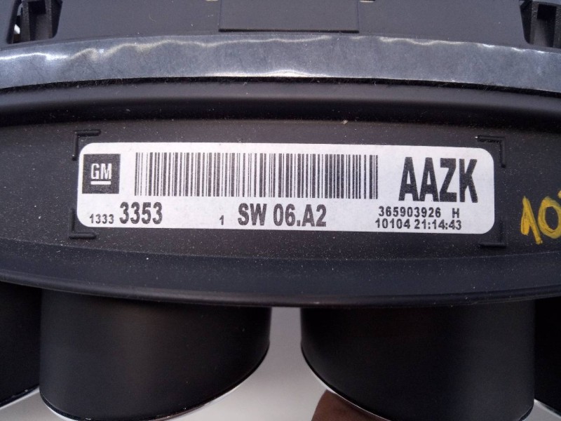 Recambio de cuadro instrumentos para opel insignia berlina cosmo referencia OEM IAM 13333353 365903926H E3-A5-33-4