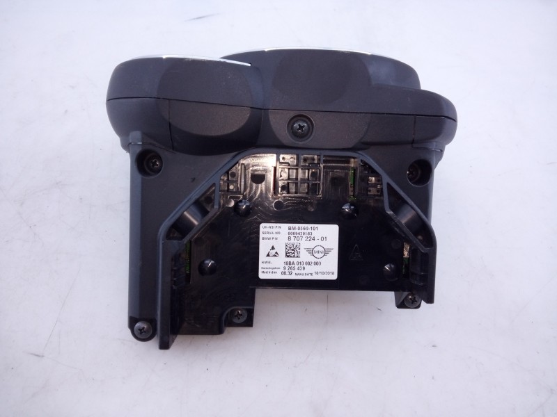 Recambio de cuadro instrumentos para mini countryman (f60) cooper referencia OEM IAM 870722401 9265439 E3-A2-24-4