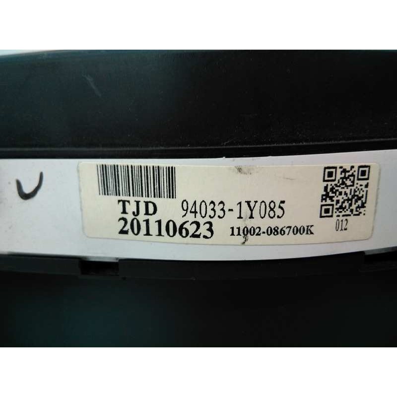 Recambio de cuadro instrumentos para kia picanto drive referencia OEM IAM 20110623 940331Y085 E3-A3-30-3