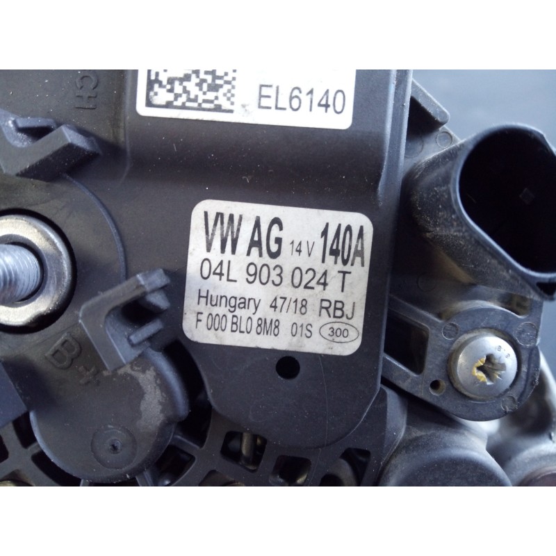 Recambio de alternador para volkswagen t-roc sport referencia OEM IAM 04L903024T  P3-A4-23-1