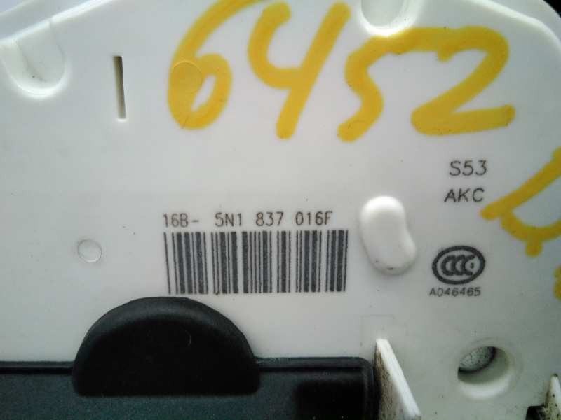 Recambio de cerradura puerta delantera derecha para volkswagen tiguan (5n2) advance bluemotion referencia OEM IAM 5N1837016F 5N0