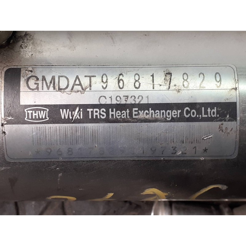 Recambio de enfriador egr para chevrolet epica lt referencia OEM IAM 96817829  P1-A2-9