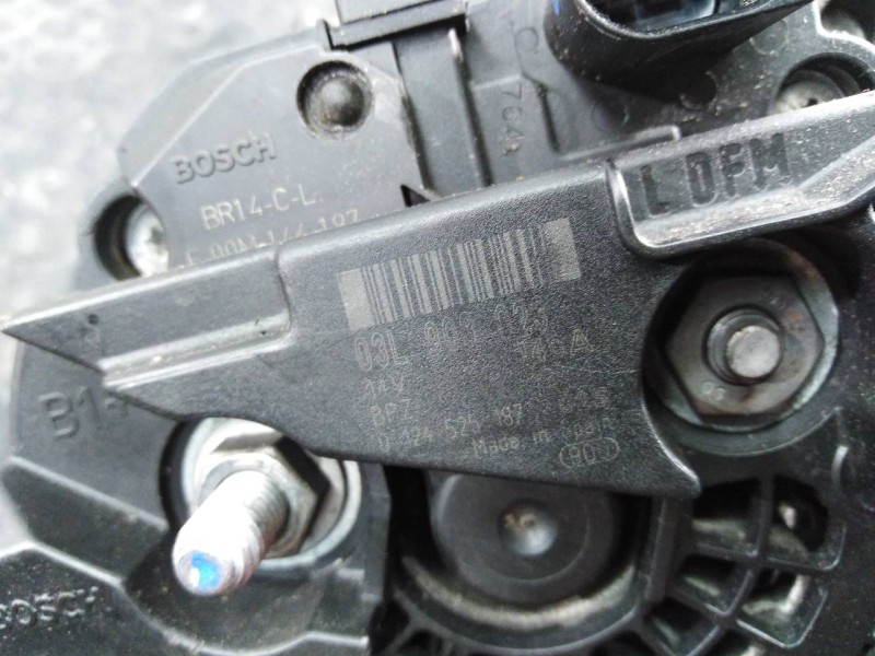 Recambio de alternador para volkswagen golf vi (5k1) advance bluemotion referencia OEM IAM 03L905023  P3-A4-23-4