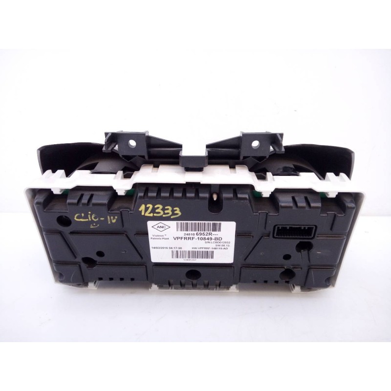 Recambio de cuadro instrumentos para renault clio iv business referencia OEM IAM 248106952R  E2-A1-24-7