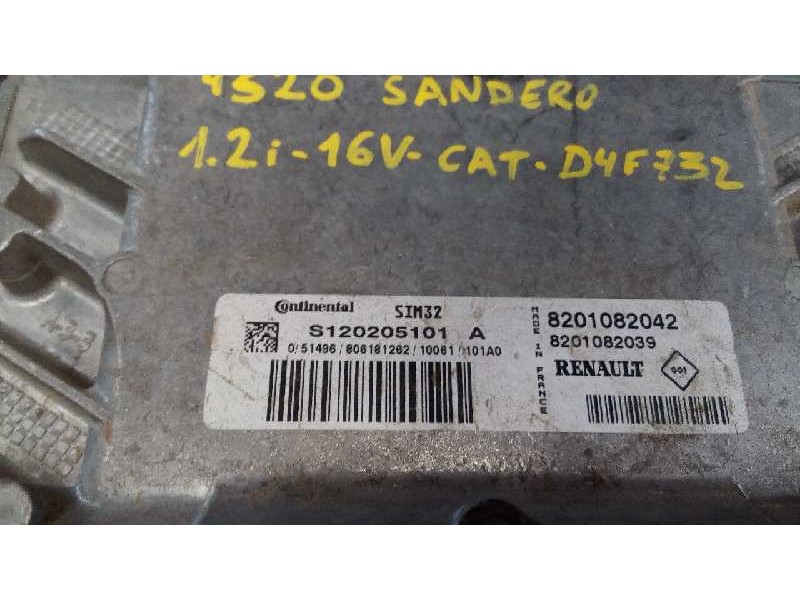 Recambio de centralita motor uce para dacia sandero laureate referencia OEM IAM 8201082042 8201082039 P3-B4-43-3