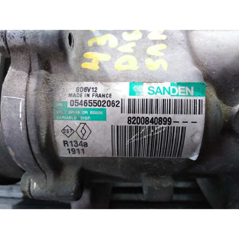 Recambio de compresor aire acondicionado para dacia sandero laureate referencia OEM IAM 8200840899 05465502062 P3-A1-25-3