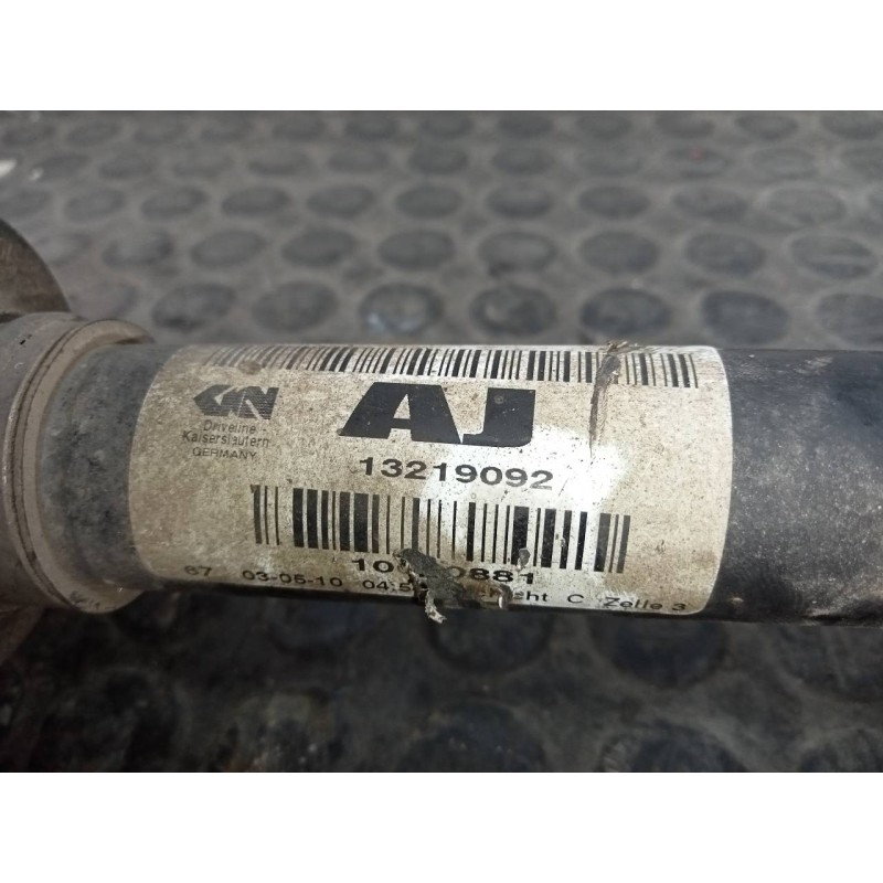 Recambio de transmision delantera izquierda para opel insignia berlina cosmo referencia OEM IAM 13219092BVN  P1-B6-24