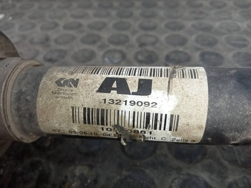 Recambio de transmision delantera izquierda para opel insignia berlina cosmo referencia OEM IAM 13219092BVN  P1-B6-24