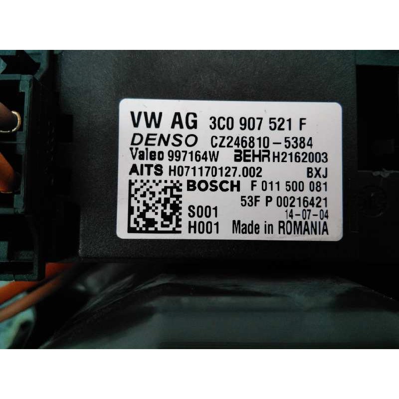 Recambio de ventilador calefaccion para volkswagen tiguan (5n2) advance bluemotion referencia OEM IAM 3C1820015T 3C0907521F E1-B