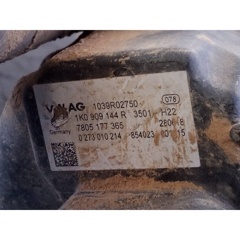 Recambio de cremallera direccion para volkswagen caddy furgón/kombi kasten bmt referencia OEM IAM 1K0909144R 1039R02750 P1-B8-26