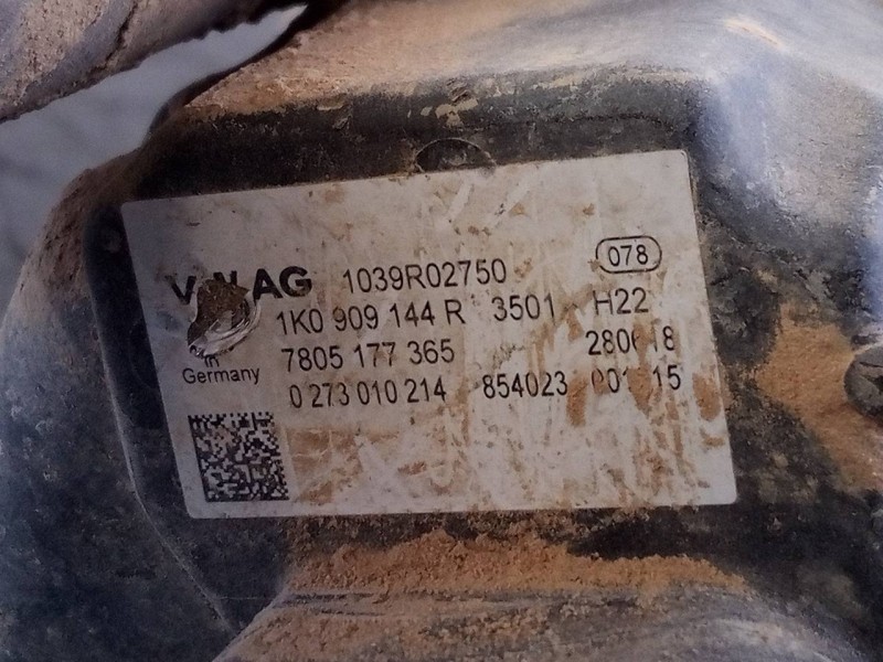 Recambio de cremallera direccion para volkswagen caddy furgón/kombi kasten bmt referencia OEM IAM 1K0909144R 1039R02750 P1-B8-26