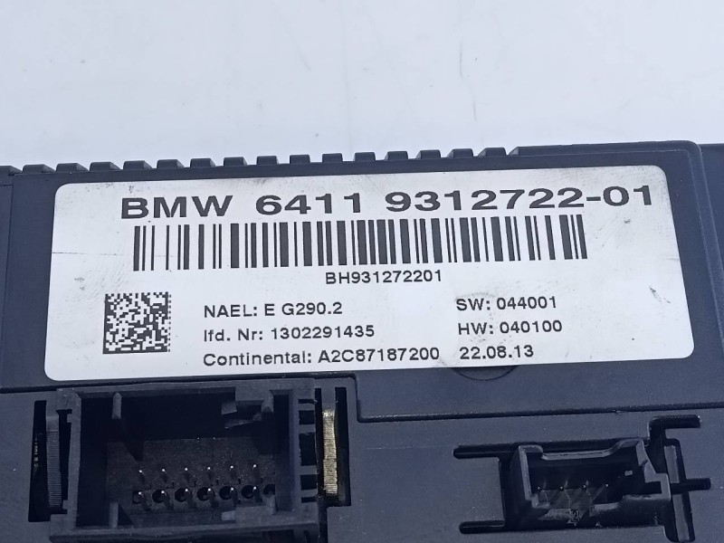 Recambio de mando climatizador para bmw x3 (f25) sdrive 18d referencia OEM IAM 6411931272201  E3-A2-29-2