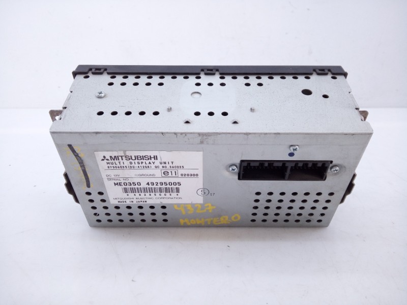 Recambio de sistema navegacion gps para mitsubishi montero (v60/v70) 3.2 di-d gls hunter (5-ptas.) referencia OEM IAM ME01204924
