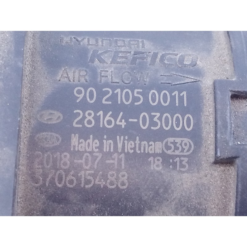 Recambio de caudalimetro para hyundai ioniq hybrid referencia OEM IAM 2816403000 9021050011 E3-A3-43-2